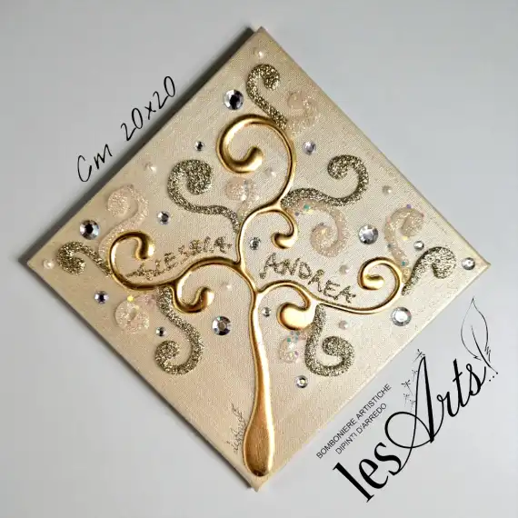 Albero della Vita 20x20 oro