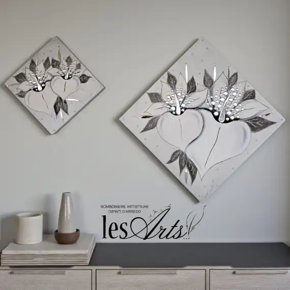 Scomposto bianco argento/1043/