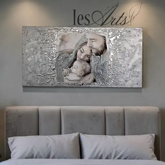 Capezzale 100x50 argento 