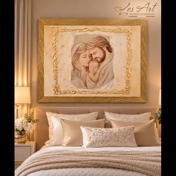 Capezzale oro con cornice