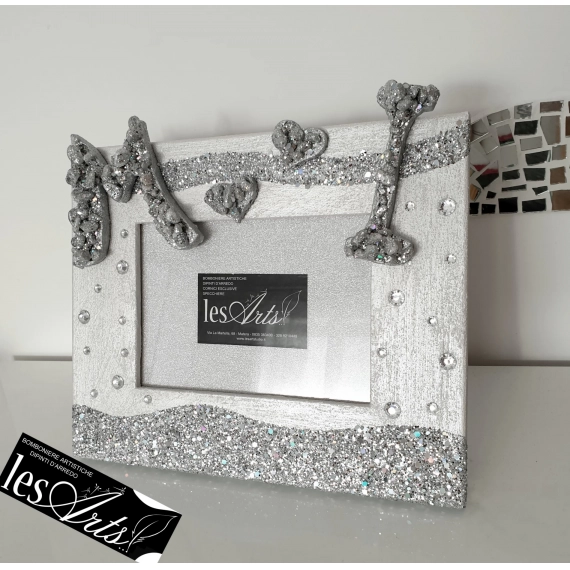 Portafoto personalizzato con cuori