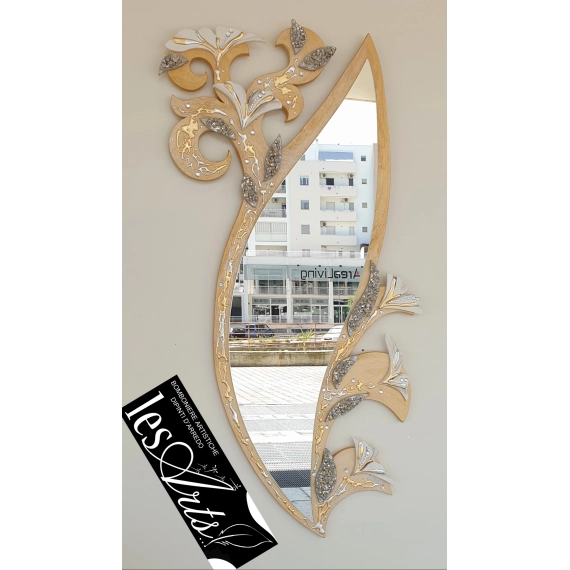 Specchiera Foglia oro