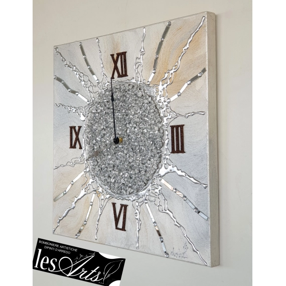 Orologio d'arredo sfumato 50x50