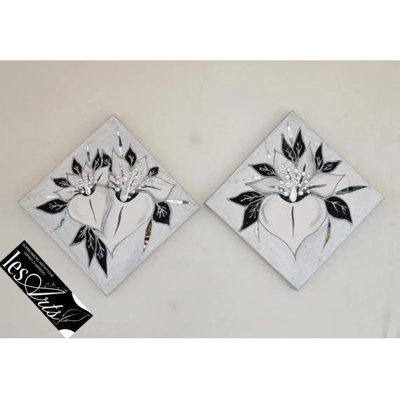 Scomposto fiori 30x30