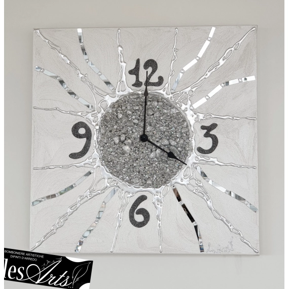 Orologio sole argento 60x60