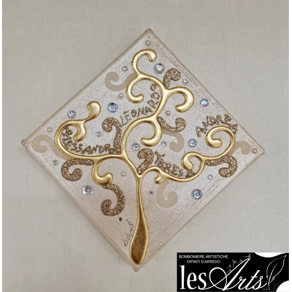 Albero della Vita 20x20 oro