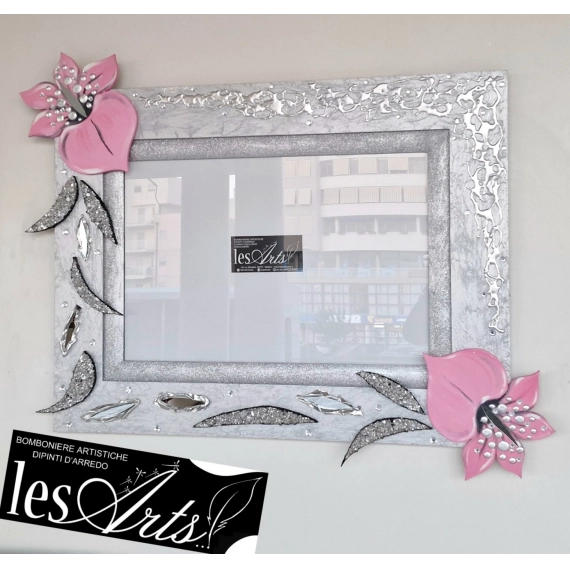 Cornice per poster fiori rosa