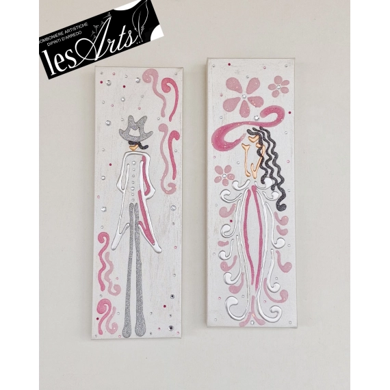Dama e cavaliere rosa