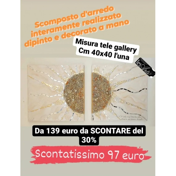 Scomposto Sole in offerta 40x40