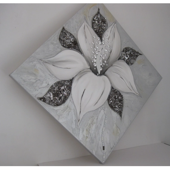 Fiore bianco 60x60