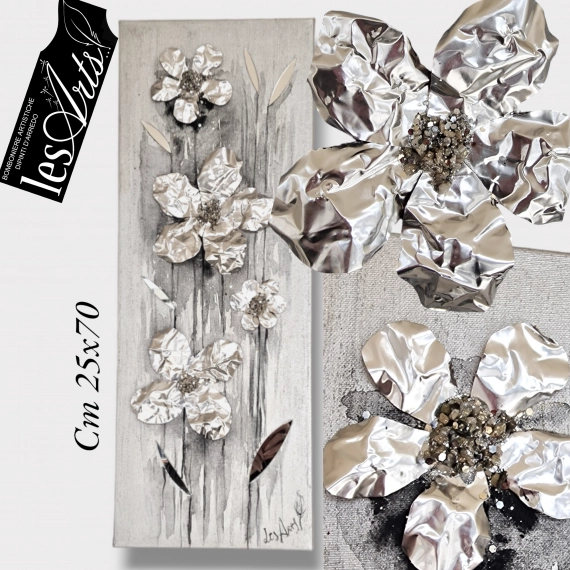 Fiori metallici 25x70