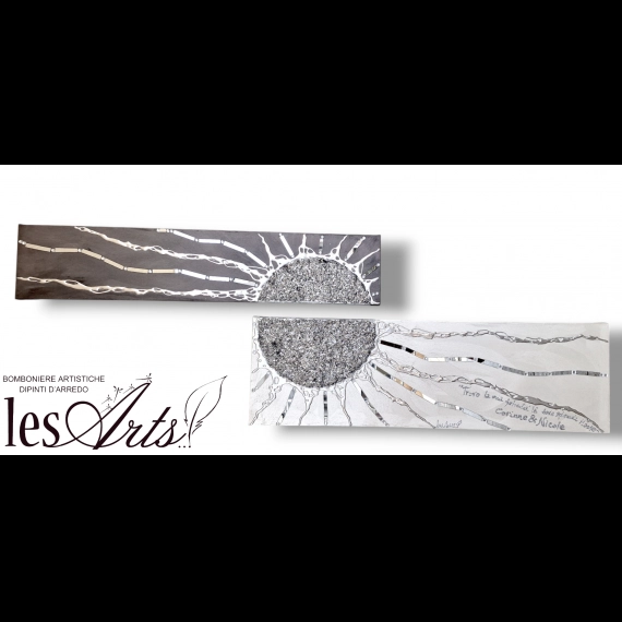 Sole scomposto bianco perlato/tortora