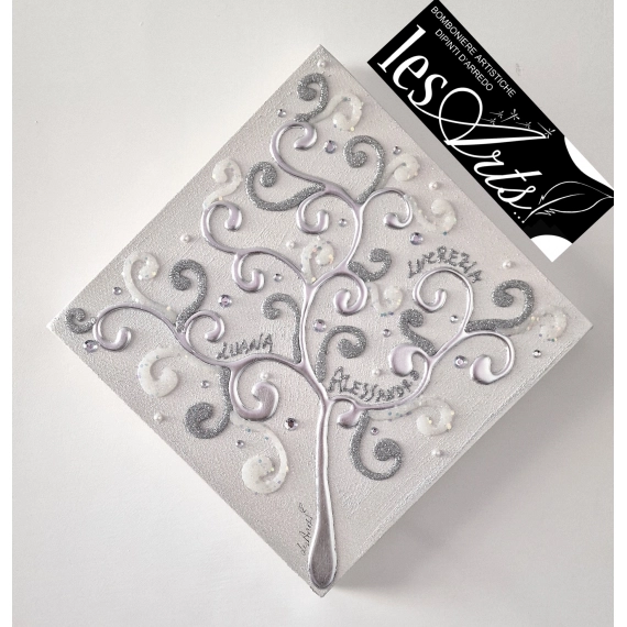 Albero argento 30x30 
